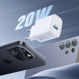 Joyroom JR-TF4 18W USB-A Wall Charger - hvid