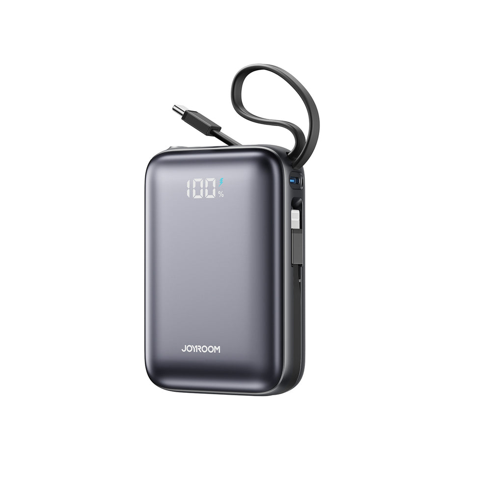 Joyroom JR-PBF29 20000mAh 22.5W Powerbank med dobbelt kabel - sort