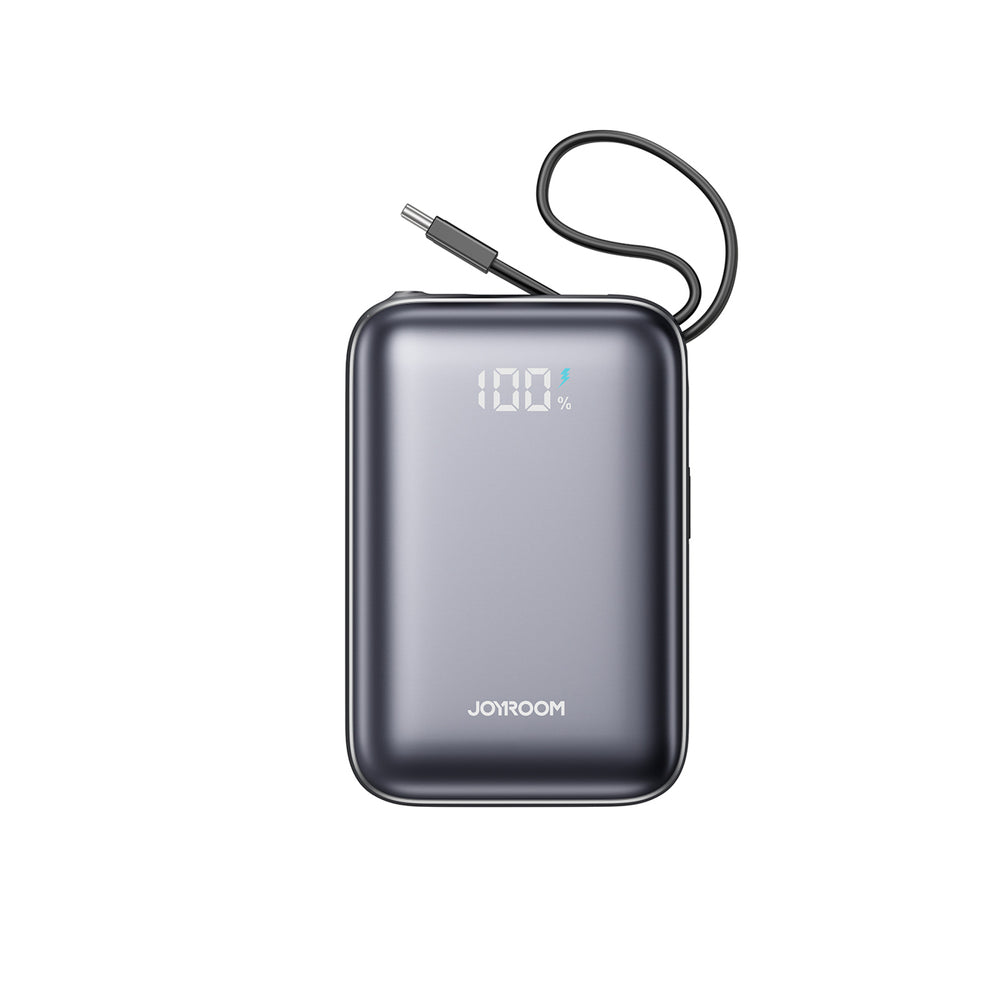 Joyroom JR-PBF29 20000mAh 22.5W Powerbank med dobbelt kabel - sort