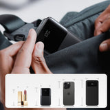 Joyroom JR-QP192 Star Series Mini 20000mAh 22.5W Powerbank med digital skærm - sort