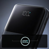 Joyroom JR-QP191 Star Series Mini 10000mAh 22.5W Powerbank med digital skærm - sort
