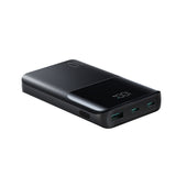 Joyroom JR-QP191 Star Series Mini 10000mAh 22.5W Powerbank med digital skærm - sort