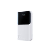 Joyroom JR-QP191 Star Series Mini 10000mAh 22.5W Powerbank med digital skærm - hvid