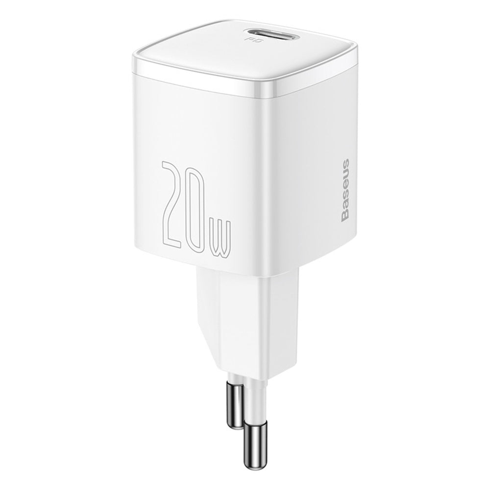 Baseus Cube 20W PD USB-C Wall Charger - White