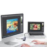 Baseus UltraJoy Series 6 in 1 Hub USB-C to 1 x HDMI4K@60Hz + 4 x USB-A 3.0 + 1 x USB-C PD - gray