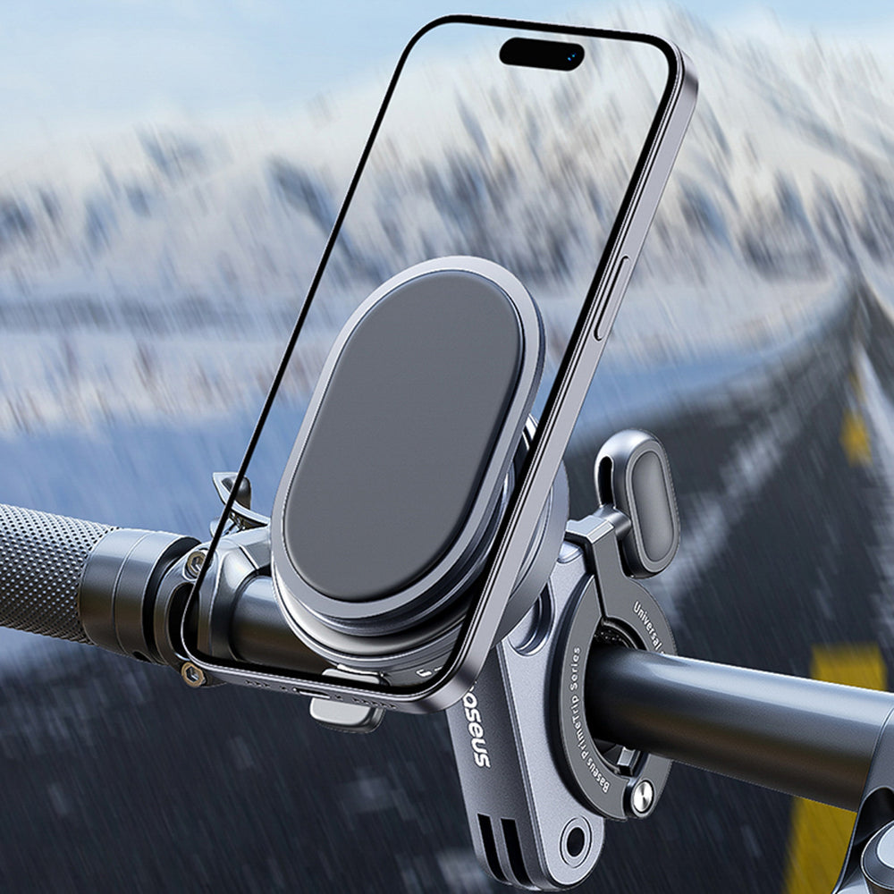 Baseus PrimeTrip Handlebar Smartphone Bike Holder - Black