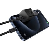 Baseus GaN5 30W Wall Charger with 100W USB-C to USB-C Cable - Black