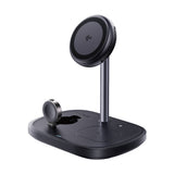 Baseus EnerFill FS41 3-in-1 Cooling Wireless Charger with EU Plug 45W and USB-C to USB-C Cable - Black