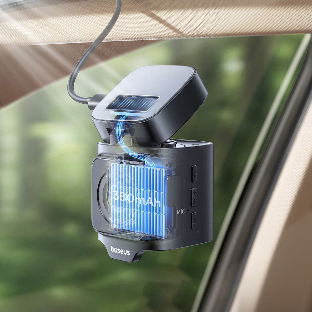 Baseus PrimeTrip VD1 Pro Car DVR 4K+1080p with Battery - Black