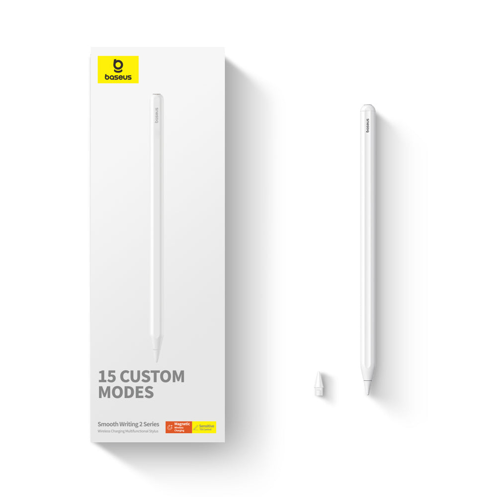 Baseus Smooth Writing 2 Active Stylus with Wireless Inductive Charging - White