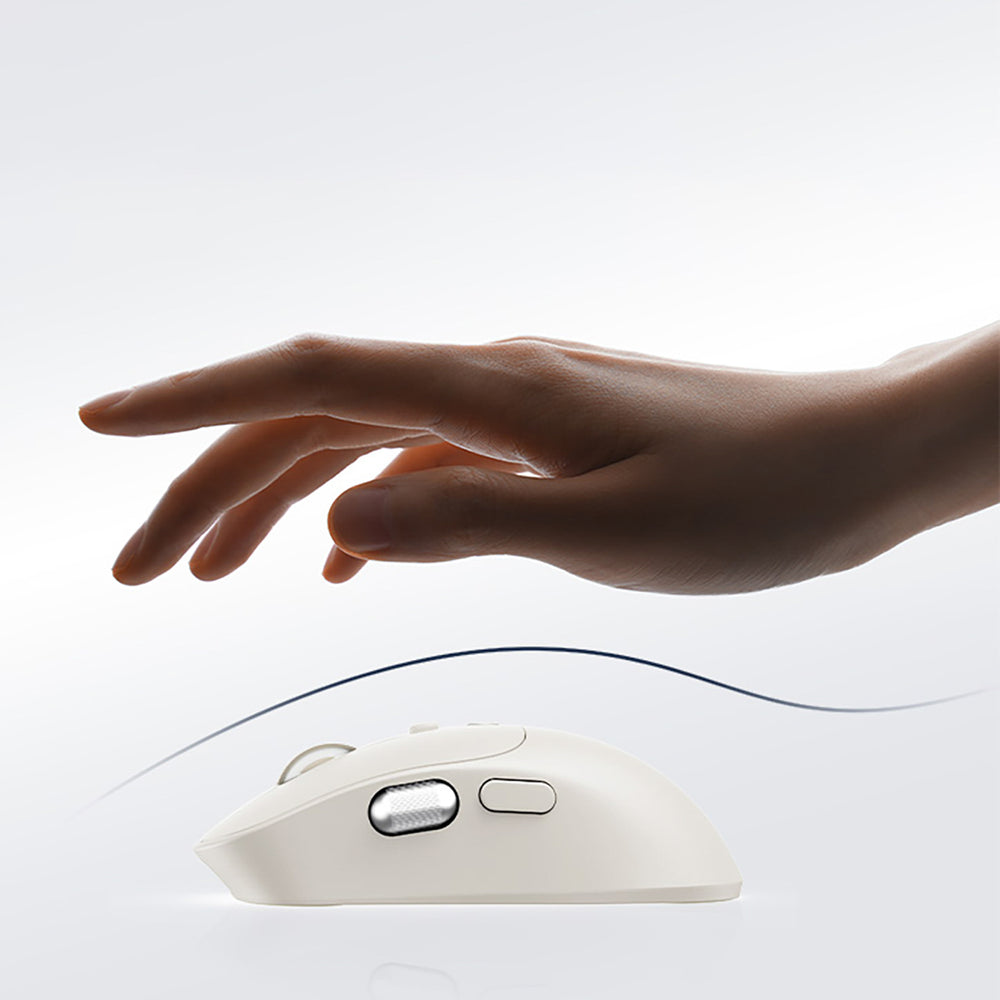 Baseus Editor Wireless Computer Mouse with 800mAh Battery and Battery Status Indicator - White