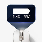 Baseus Editor Wireless Computer Mouse with 800mAh Battery and Battery Status Indicator - White
