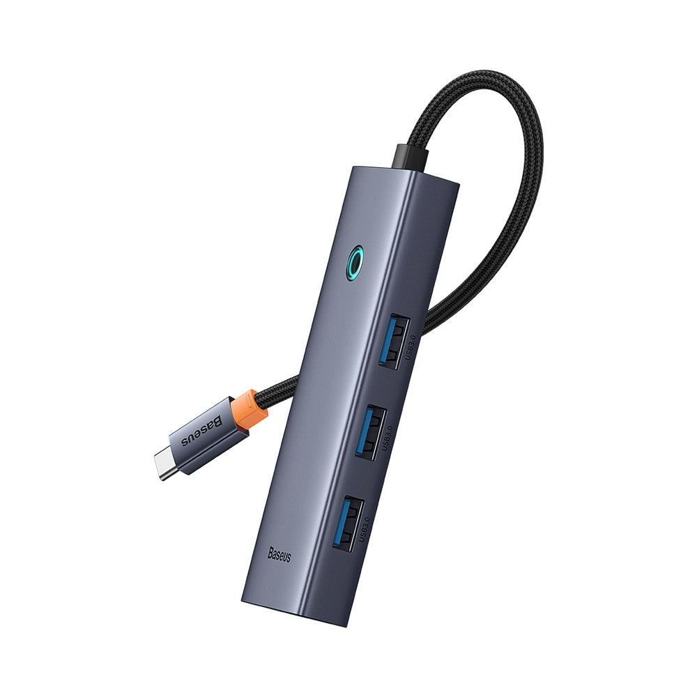 Baseus UltraJoy Series 5in1 Hub USB-C to 1x HDMI4K@30Hz+ 4 x USB-A 3.0 - gray