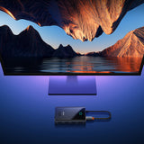 Baseus PioneerJoy 4xUSB-A 3.0 USB-C Hub - Gray