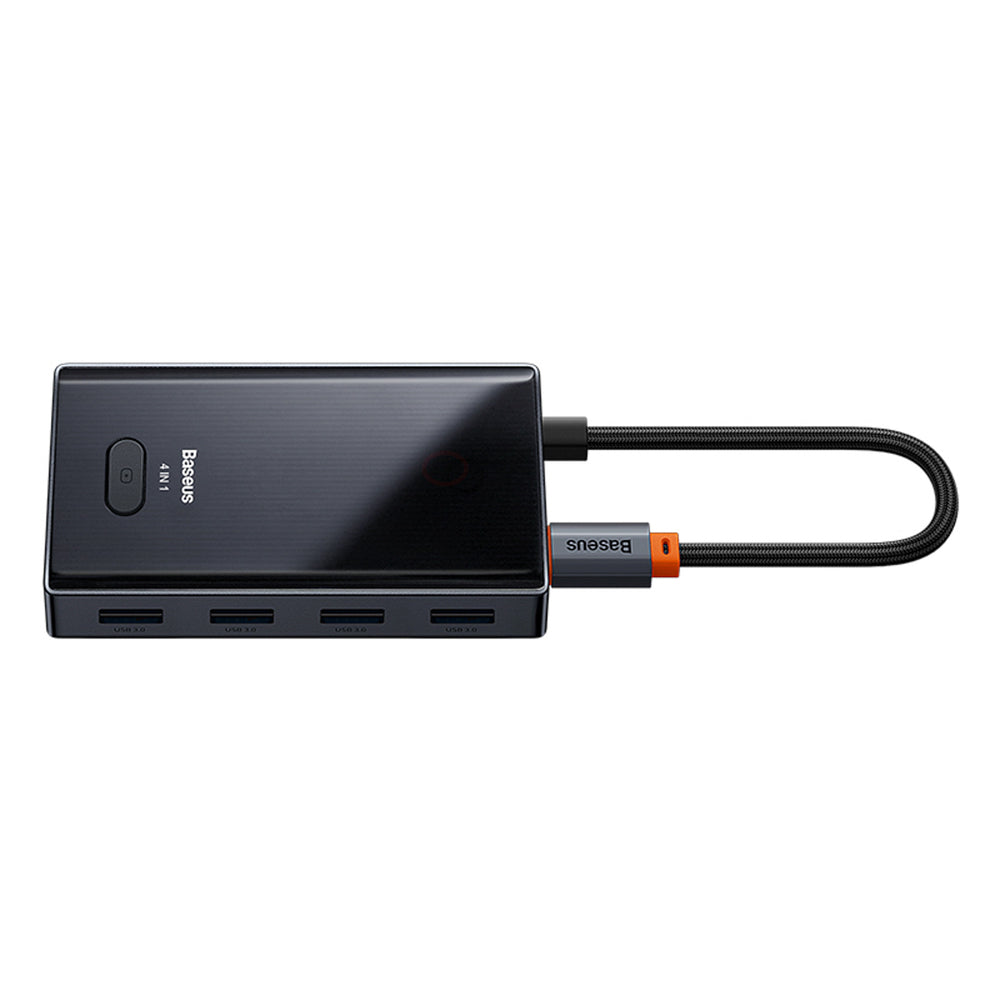 Baseus PioneerJoy 4xUSB-A 3.0 USB-C Hub - Gray