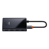 Baseus PioneerJoy 4xUSB-A 3.0 USB-C Hub - Gray