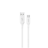 Dudao L2SM USB-A / micro USB 6A kabel 1,2 m - hvid