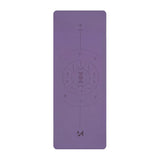 Wozinsky WNSP-NKP Exercise Mat 183 x 61 x 0.5 cm for yoga and gymnastics made of natural rubber - purple