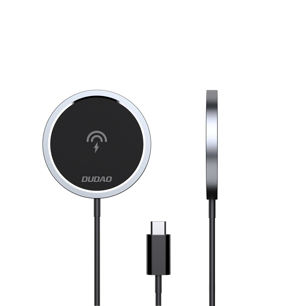 Dudao A12XS 15W MagSafe Compatible Wireless Charger - Black