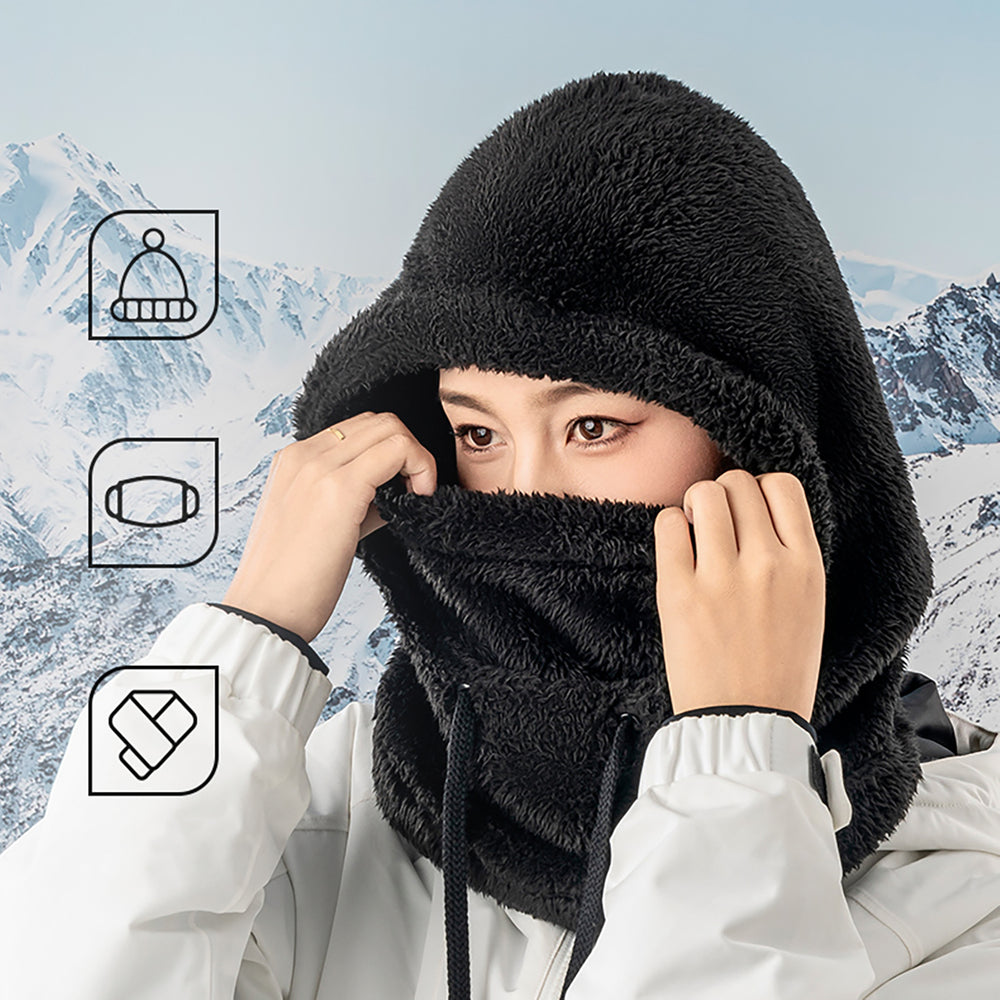 Qunature Arctic Velvet Ski Balaclava størrelse L - sort