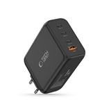 Tech-Protect NC240W-GaN 4-port 240W vægoplader - sort
