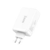Tech-Protect NC240W-GaN 4-port 240W vægoplader - hvid