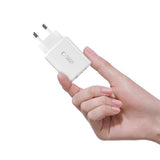 Tech-Protect NCA65W-GAN 3-port 65W vægoplader - hvid