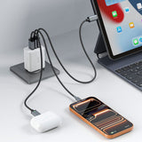 Tech-Protect NCA65W-GAN 3-port 65W vægoplader - hvid