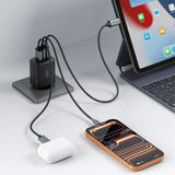 Tech-Protect NCA65W-GAN 3-Port 65W Wall Charger - sort