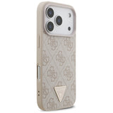 Guess 4G Strap Triangle Logo MagSafe Case til iPhone 17 Pro - Pink