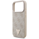 Guess 4G Strap Triangle Logo MagSafe Case til iPhone 17 Pro - Pink