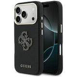 Guess FW Resin Logo Case til iPhone 17 Pro - sort