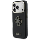 Guess FW Resin Logo Case til iPhone 17 Pro - sort