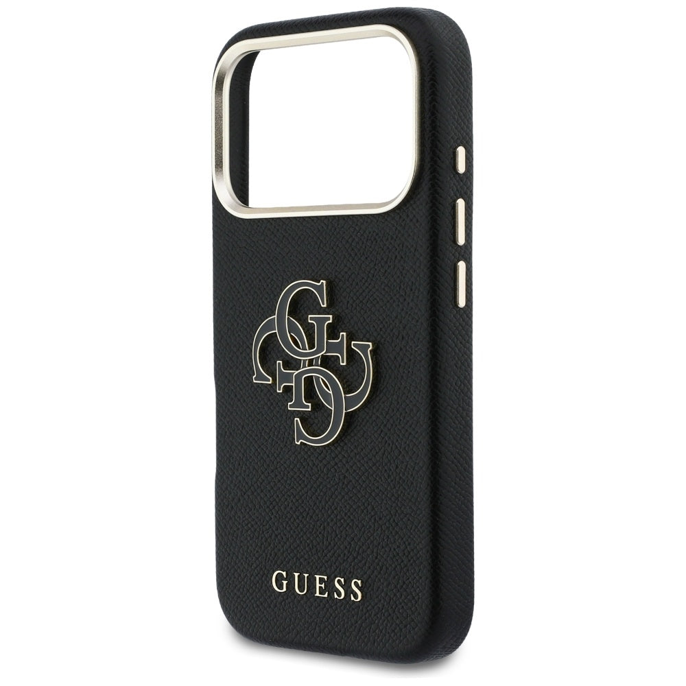 Guess FW Resin Logo Case til iPhone 17 Pro - sort