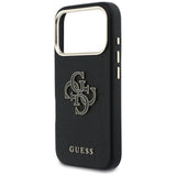 Guess FW Resin Logo Case til iPhone 17 Pro Max - sort
