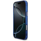 Guess IML Peony Dot MagSafe Case til iPhone 17 Pro Max - Blå