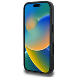 Karl Lagerfeld Grained Pattern & Logo MagSafe Case til iPhone 16 Pro Max - sort