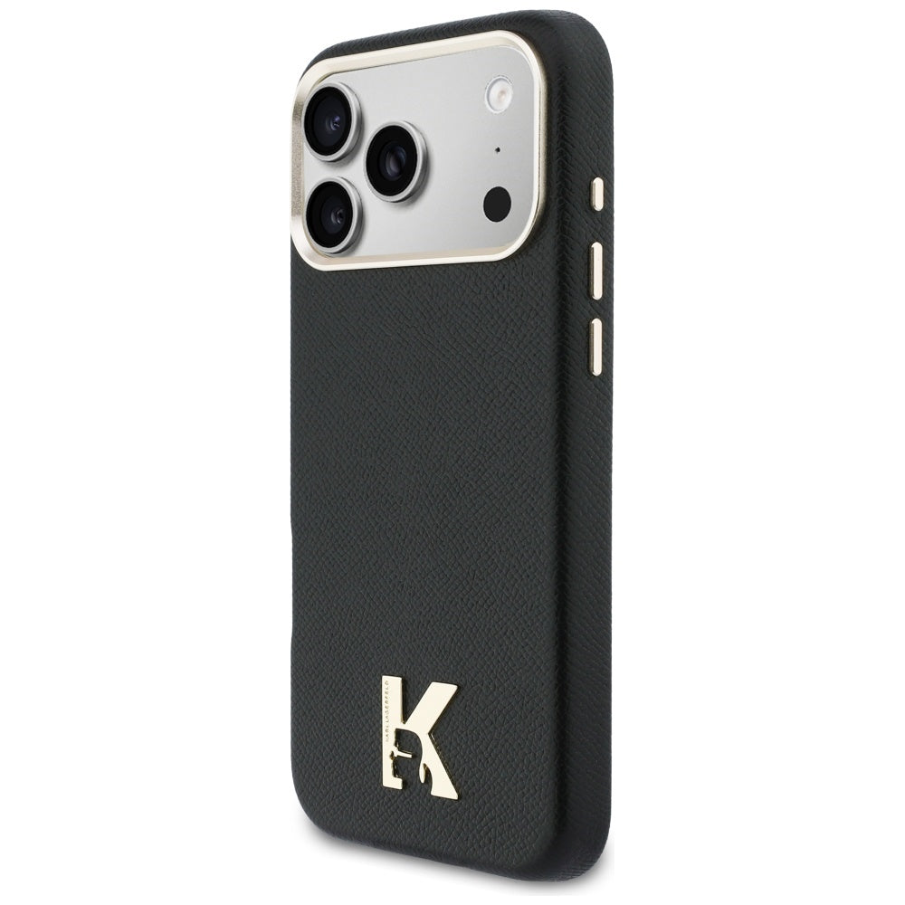 Karl Lagerfeld Karl Head Logo MagSafe Case til iPhone 17 Pro Max - sort
