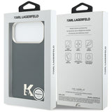 Karl Lagerfeld Karl Head Logo MagSafe Case til iPhone 17 Pro Max - sort
