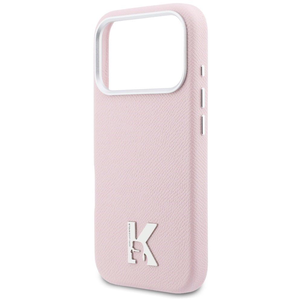 Karl Lagerfeld Karl Head Logo MagSafe Case til iPhone 17 Pro Max - Pink