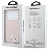 Karl Lagerfeld Karl Head Logo MagSafe Case til iPhone 17 Pro Max - Pink