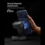 Spigen Essential Qi2.2 25W 3in1 MagSafe magnetisk trådløs oplader - sort