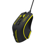 Wozinsky WMGK-1181W Wired Optical Gaming Mouse 7200 DPI with Backlight - Black and Yellow