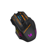 Wozinsky WMGB-1179 Wireless Optical Gaming Mouse with Built-in Rechargeable Battery 3200 DPI with Backlight - Black