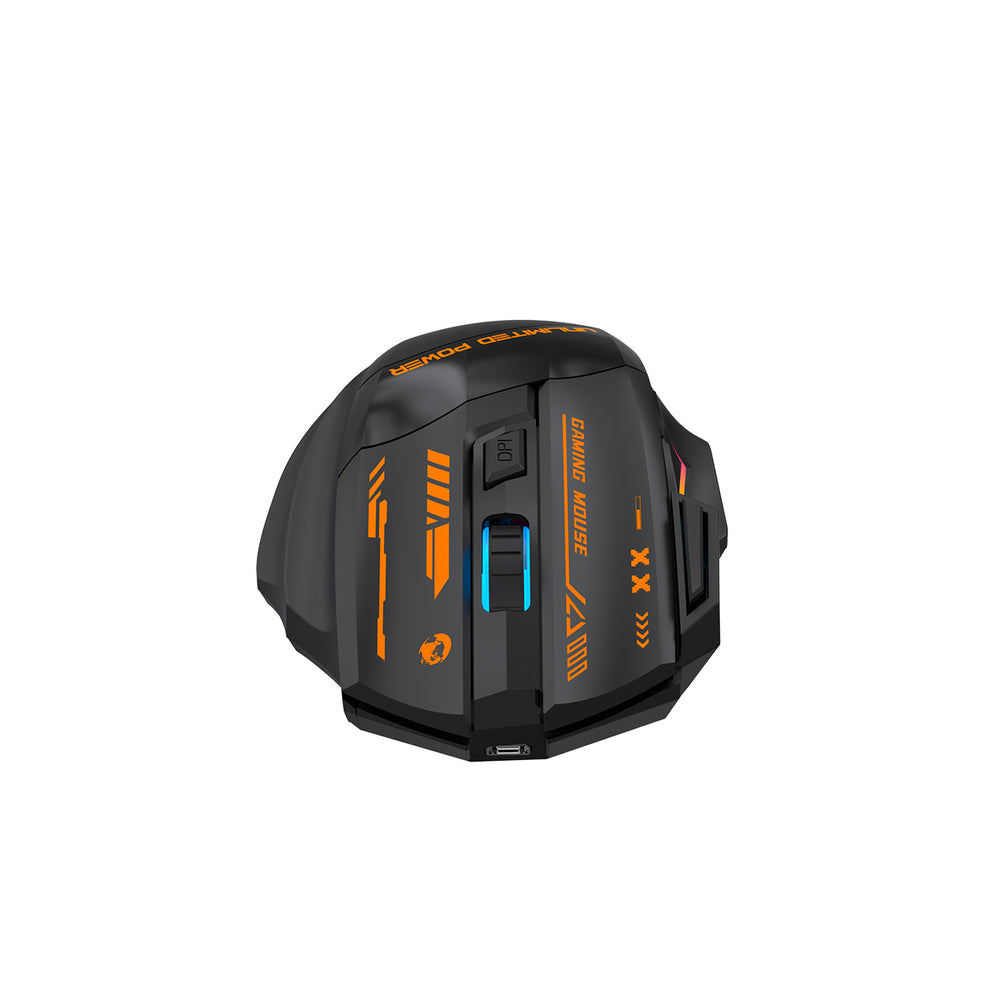 Wozinsky WMGB-1179 Wireless Optical Gaming Mouse with Built-in Rechargeable Battery 3200 DPI with Backlight - Black