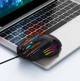 Wozinsky WMGK-1179W Wired Optical Gaming Mouse 7200 DPI with Backlight - Black