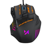 Wozinsky WMGK-1179W Wired Optical Gaming Mouse 7200 DPI with Backlight - Black
