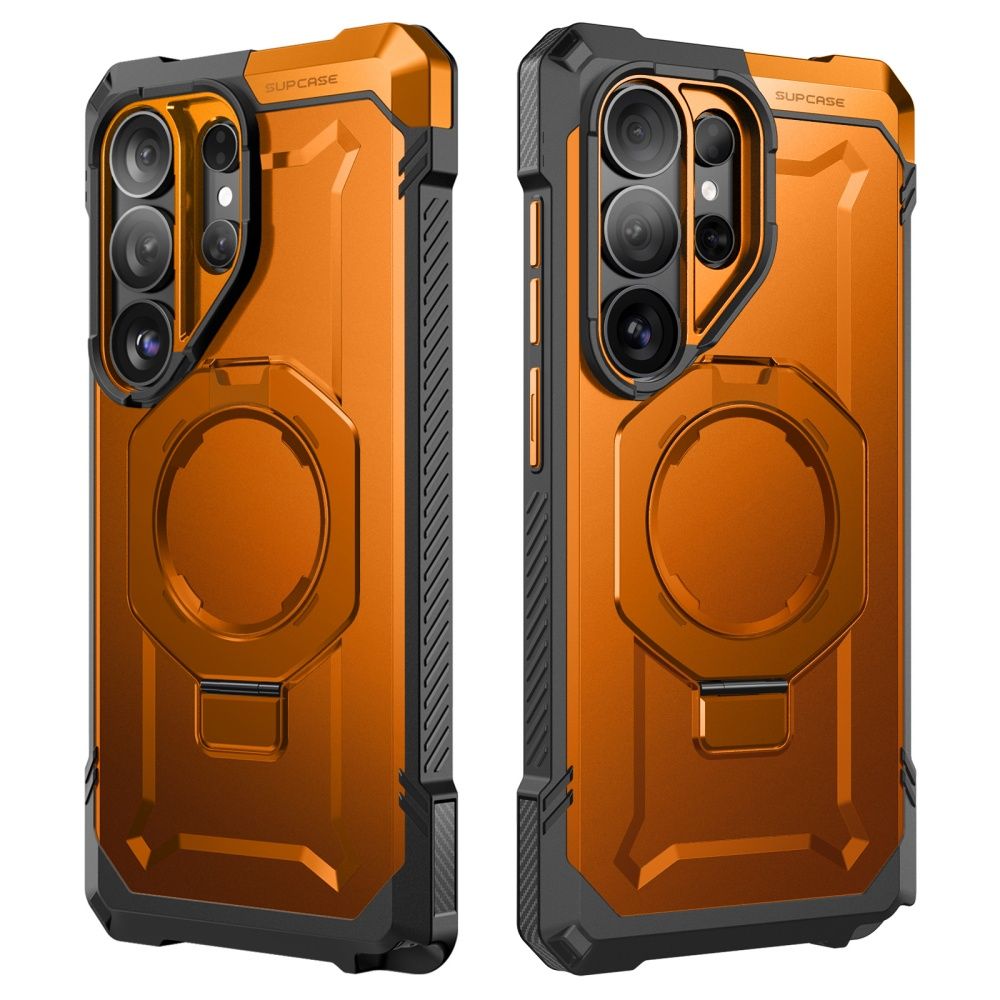 Supcase UB Grip Mag MagSafe Case til Samsung Galaxy S26 Ultra - orange og sort