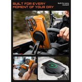 Supcase UB Grip Mag MagSafe Case til Samsung Galaxy S26 Ultra - orange og sort