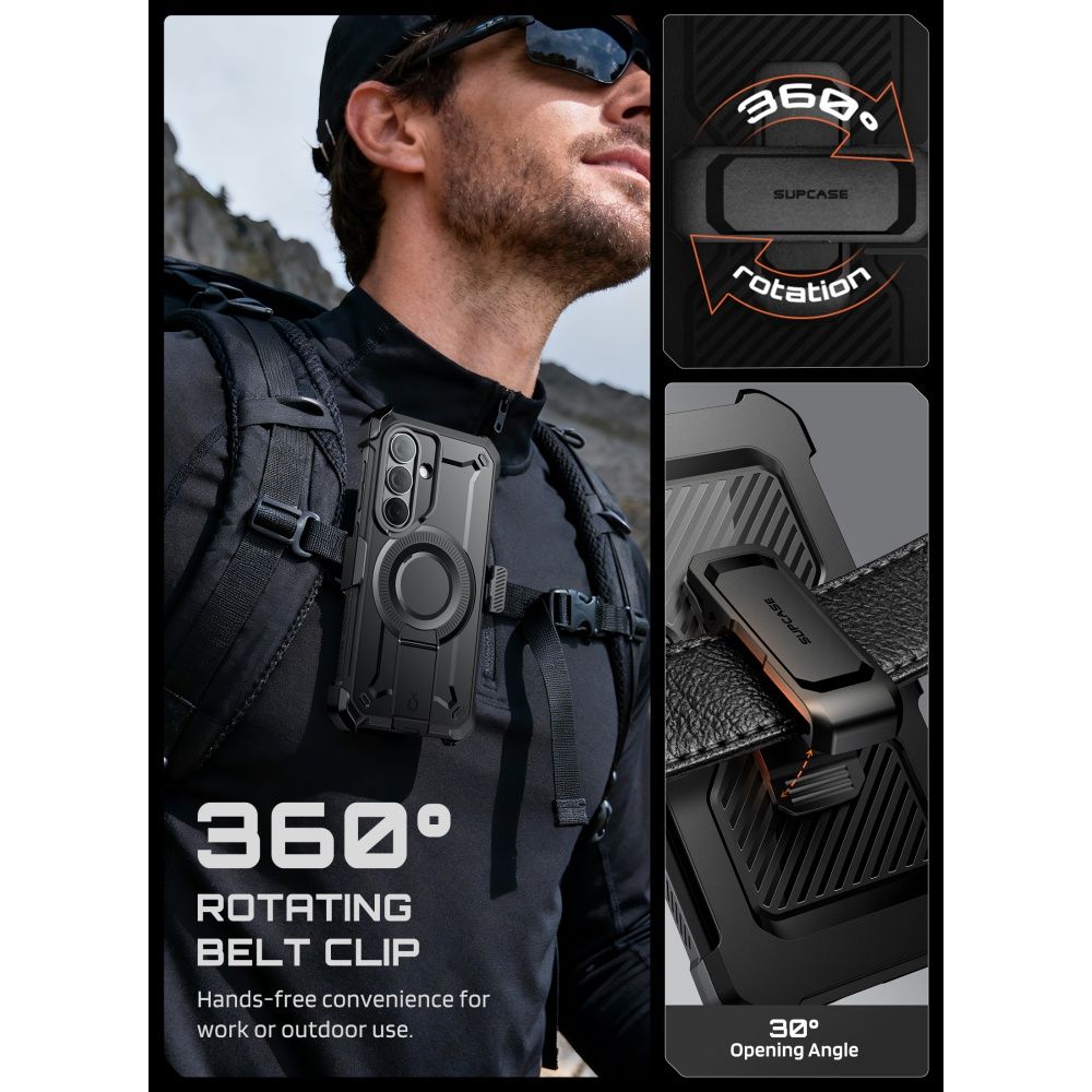 Supcase Unicorn Beetle Pro Mag MagSafe 2-sæt Case til Samsung Galaxy S26+ Plus - sort